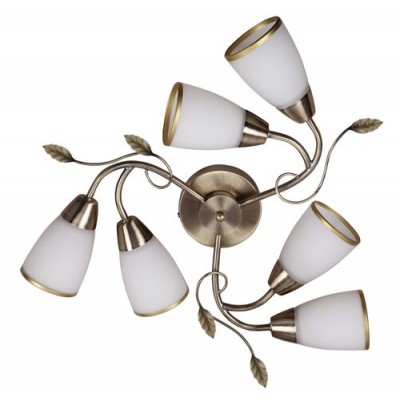 Dreambells 6arm ceiling E14 6x40W bronz