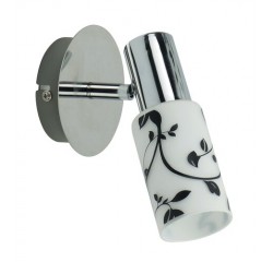 Blossom spot E14 1x40Wchrome opal