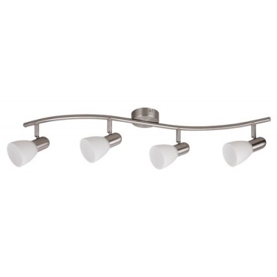 Soma spot E14 4x40Wsatin chrome opal