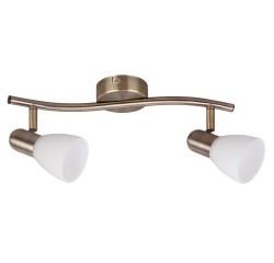 Soma spot E14 2x40W bronz opal