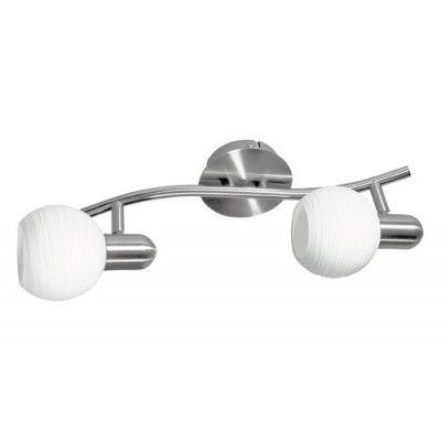 Aurel spot E14 2x40W satin chrome opal