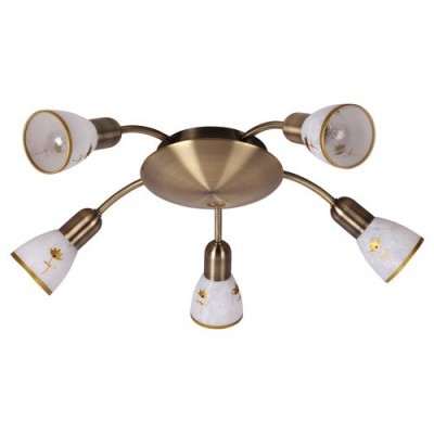 Art flower ceiling E14 5x40W bronz Art flower ceiling E14 5x40W bronz