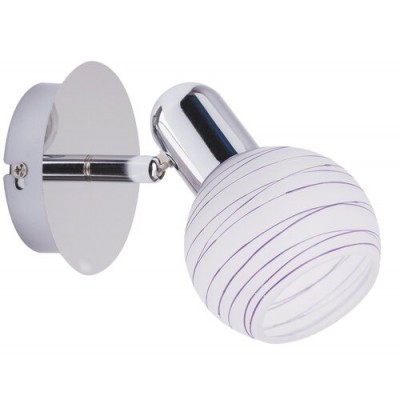 Aurel lilac spotE14 1x40W chrm/wht/lilac
