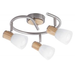 Gavin spot E14 3x40W s.chrome, beech