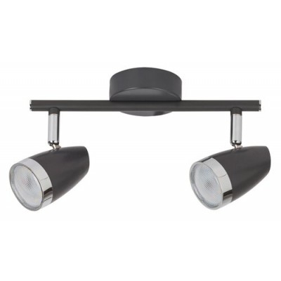 Karen spot LED 2x4W antracit/ chrome