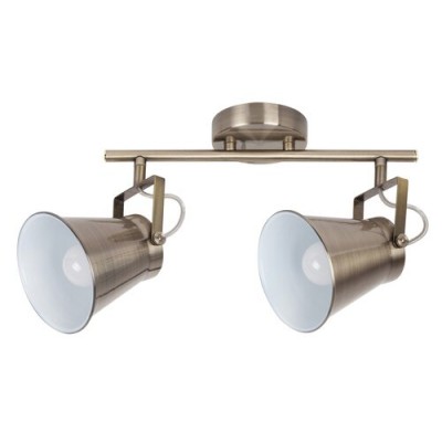 Martina spot E27 2x max 60W bronze