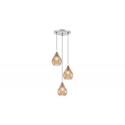 Cassandra Pendants G9 3X MAX 40W  chrome/gold