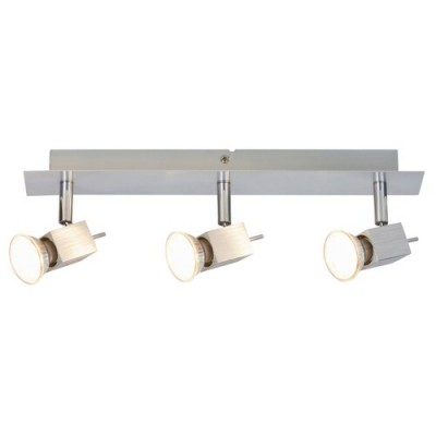 Agata spot GU10 3x5W brushed aluminium