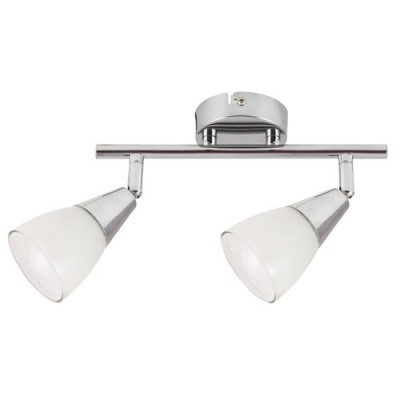 Nicolette spot E14 2xMax40W chrome/white