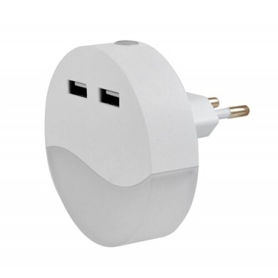 Lily Decorative lights LED 0,4W USB charger (5V MAX 2A), light sensor white