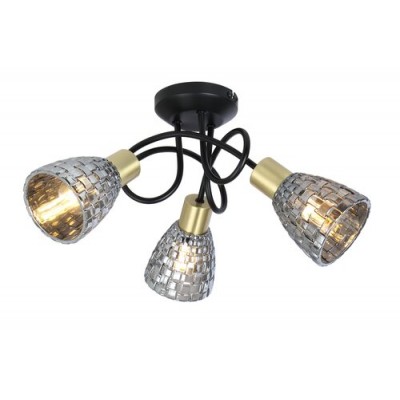 Stacy Ceiling lights E14 3X MAX 40W  black/antique bronze/ tinted colour