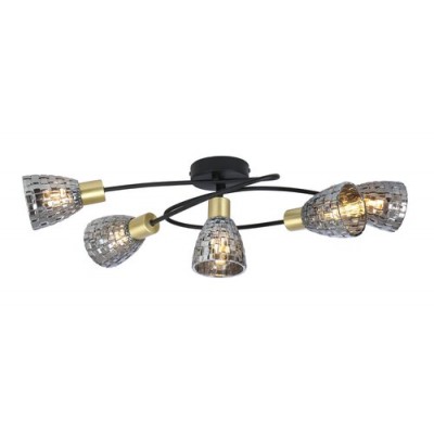 Stacy Ceiling lights E14 5X MAX 40W black/antique bronze/ tinted colour Stacy Ceiling lights E14 5X MAX 40W black/antique bronze/ tinted colour