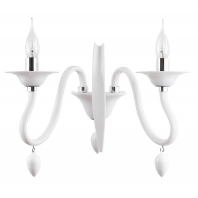 Madeleine wallarm,E14 2x40W,white/chrome