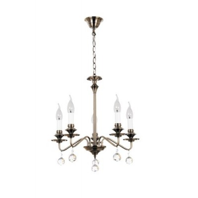 Beatrice 5arm chand. E14 5x40W a.bronze