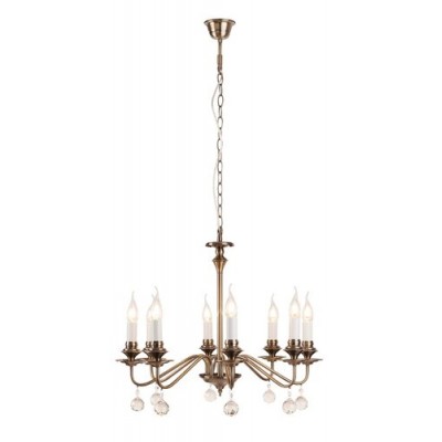 Beatrice 8arm chand. E14 8x40W a.bronze