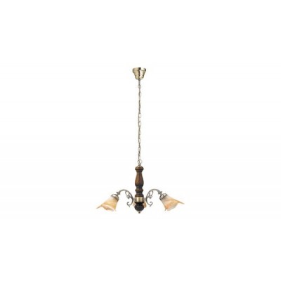 Rustic3 3arm chand. E14 3x40W bronz-nut