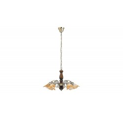 Rustic3 5arm chand. E14 5x40W bronz-nut Rustic3 5arm chand. E14 5x40W bronz-nut