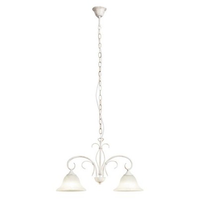 Katherine pendant E27 2x60W a.white