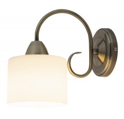 Edith classic wall lamp,1x60W,bronze