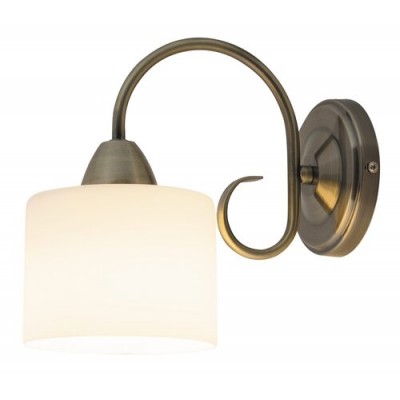 Edith classic wall lamp,1x60W,bronze