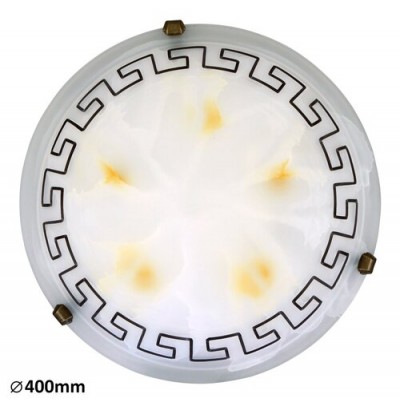 Etrusco ceiling D40E27 2x60W bronz clip