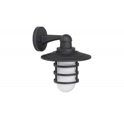 Darrington, outdoor wall lamp, black, E27 1X MAX 20W IP44 bulbexcl.