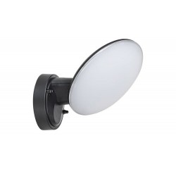 Varna, outdoor wall lamp, black, built-in LED 12W 720lm 4000K IP54