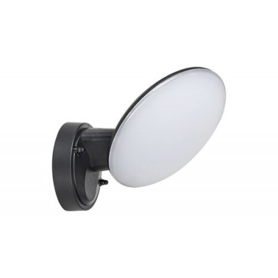 Varna, outdoor wall lamp, black, built-in LED 12W 720lm 4000K IP54