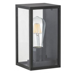 Topeka outd.wall E27 60W alu/glass IP54 Topeka outd.wall E27 60W alu/glass IP54