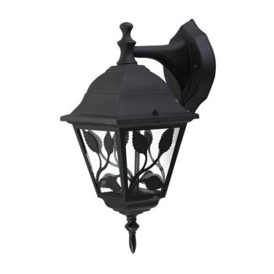Haga garden wall lamp E27 60W black IP44 Haga garden wall lamp E27 60W black IP44