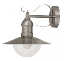Oslo garden wall lampE27 60W inox IP44