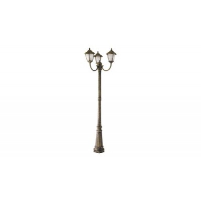 Madrid garden lamp 3x60W a.gold IP43