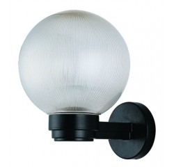 Palermo garden wall E27 40W black IP44