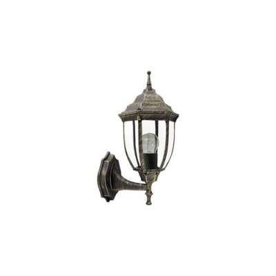Nizza garden wall up E27 60W a.gold IP43