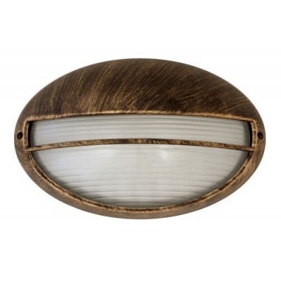 Hektor garden wall E27 100W  a.gold IP44