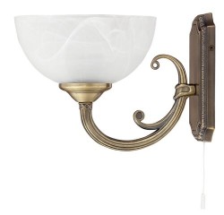 Marlene 1arm wall lamp E14 40W bronz