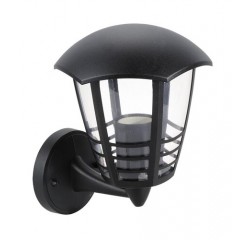 Marseille 1arm gardenwall upE27 60W blck