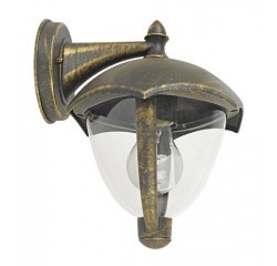 Miami garden walldownE27 40Wan.gold IP44 Miami garden walldownE27 40Wan.gold IP44