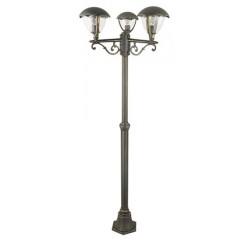 Miami candellaber E27 3x40W an.gold IP44