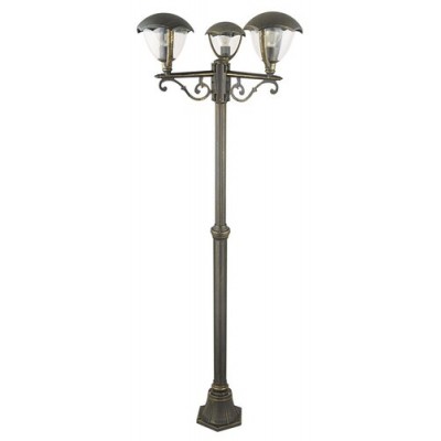 Miami candellaber E27 3x40W an.gold IP44