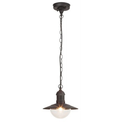 Oslo outdoor pendant E27 60W black IP44