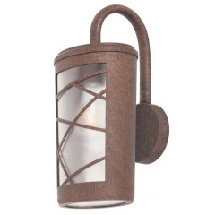 Pescara outd.wall E27 60W r.brown IP44